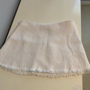 White ZARA mini skirt